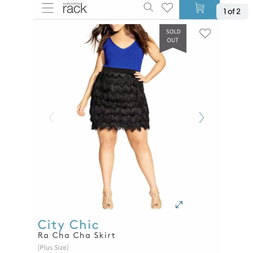 City Chic Ra-Cha-Cha Skirt  Sz 22